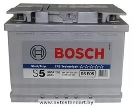 Батарея аккумуляторная, 12В 60А/ч